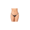 Babydoll gothique en dentelle avec laçage & string 